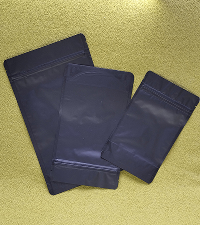 Black Matte Aluminum High Barrier Doypack Pouches