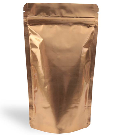 Gold Shiny Aluminum High Barrier Doypack Pouches