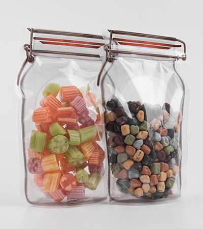 100% Transparent JAR pouches