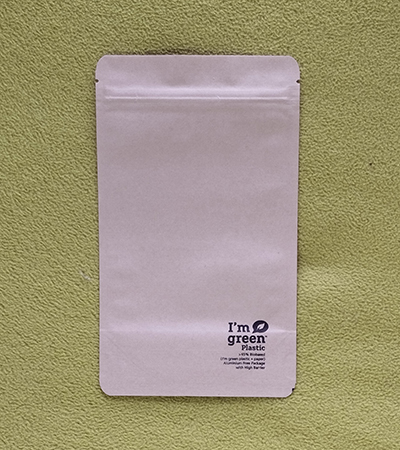 Brown Kraft High Barrier pouches with zip