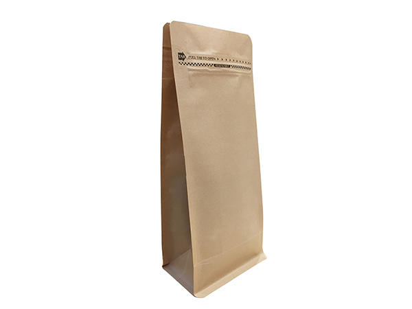 Brown Kraft Biodegradable Flat Bottom Pouches