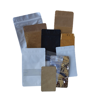 Σακουλάκια doypack με zip, αλουμινίου, διάφανα ή με παράθυρο