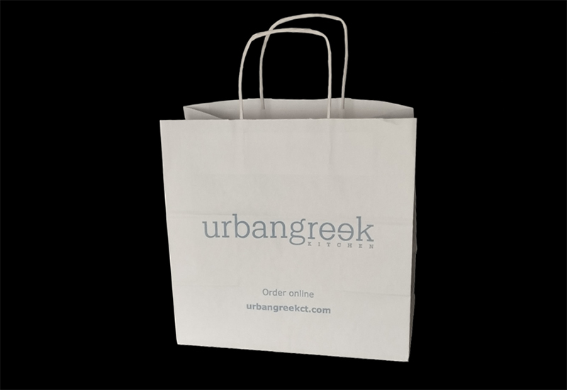 Branded Twisted Kraft Bags