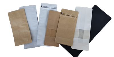Flat Bottom Pouches with or without zip