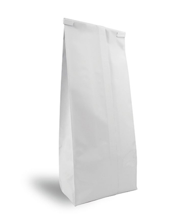 Бели матови алуминиеви странични торбички за кафе с висока бариера